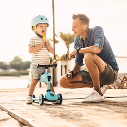 Scoot & Ride 96388 casco sportivo Blu, Giallo - Vista aggiuntiva 4