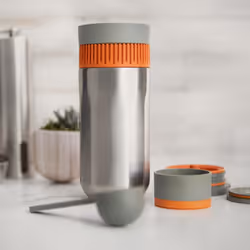 Wacaco Pipamoka Arancione, Acciaio inox