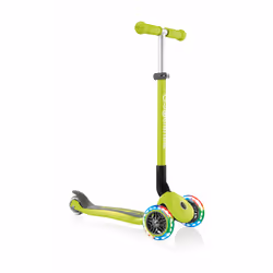 Globber Primo Foldable Lights, Bambini, Monopattino a tre ruote, Qualsiasi tipo, Asfalto, Selciato, Pebble, 50 kg, 3 ruota(e)