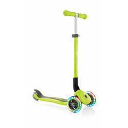 Globber Primo Foldable Lights Bambini Monopattino a tre ruote Lime