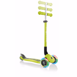 Globber Primo Foldable Lights Bambini Monopattino a tre ruote Lime