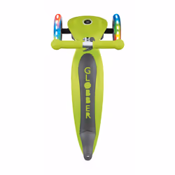 Globber Primo Foldable Lights Bambini Monopattino a tre ruote Lime