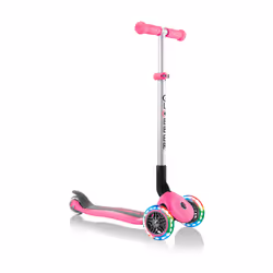 Globber Primo Foldable Lights, Bambini, Monopattino classico, Asfalto, Selciato, Pebble, 50 kg, 3 ruota(e), 3 anno/i
