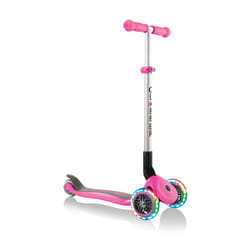 Globber Primo Foldable Lights Bambini Monopattino classico Rosa