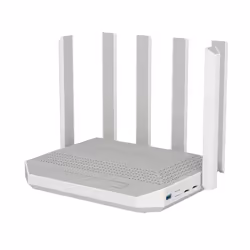 Keenetic Hero 5G (KN-4110) router wireless 2.5 Gigabit Ethernet Dual-band (2.4 GHz/5 GHz) Grigio, Bianco - Vista aggiuntiva 3