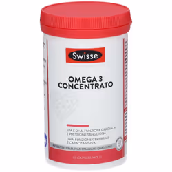 Swisse Omega 3 Concentrato Integratore per Cuore e Pressione 60 Capsule