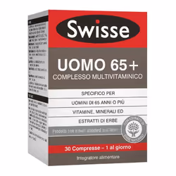 Swisse Uomo 65+ Multivitaminico è un integratore di vitamine e minerali specifico per uomini oltre i 65 anni. Migliora energi ...