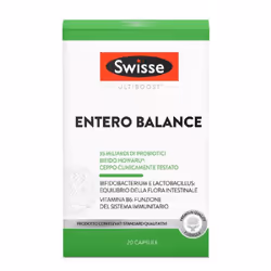 Swisse Ultiboost Entero Balance Integratore Fermenti Lattici 20 Capsule