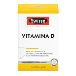 Swisse Vitamina D3 Integratore per Ossa e Denti 100 Capsule