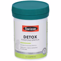 Swisse Detox Funzione Epatica Integratore per Fegato 60 Compresse