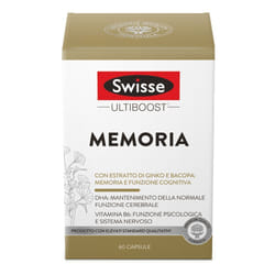 Swisse Ultiboost Memoria Integratore per Memoria e Concentrazione 60 Capsule
