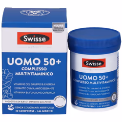 Swisse Uomo 50+ Multivitaminico Integratore per Uomini dai 50 Anni 30 Compresse