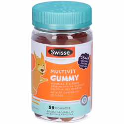Swisse Junior Multivit Gummy è un integratore alimentare multivitaminico sviluppato specificatamente per integrare la nutrizi ...