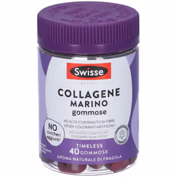 Swisse Collagene Marino è un integratore alimentare al gusto di fragola a base di collagene marino, che promuove l'elasticità ...