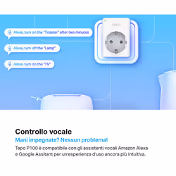 TP-Link Tapo P100 presa intelligente 2300 W Bianco - Vista aggiuntiva 7
