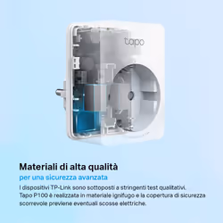 TP-Link Tapo P100 presa intelligente 2300 W Bianco - Vista aggiuntiva 8