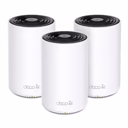 TP-Link Deco XE75 Pro (3-pack), Bianco, Interno, Sistema Mesh, 670 m², FCC: <30 dBm (2.4 GHz), <30 dBm (5 GHz), <30 dBm (6 GH ...