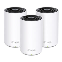 TP-Link Deco XE75 Pro (3-pack) Tri-band (2,4 GHz/5 GHz/6 GHz) Bianco Interno