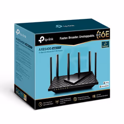 TP-Link Archer AXE75 router wireless Gigabit Ethernet Tri-band (2,4 GHz/5 GHz/6 GHz) Nero - Vista aggiuntiva 4