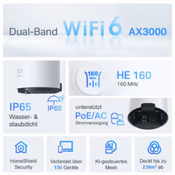 TP-Link Deco X50-Outdoor Dual-band (2.4 GHz/5 GHz) Bianco 1 Interno - Vista aggiuntiva 6