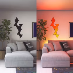 Nanoleaf NL47-0102TW-9PK soluzione di illuminazione intelligente Lampada a parete intelligente - Vista aggiuntiva 4