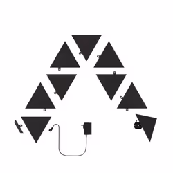 Nanoleaf NL47-0102TW-9PK soluzione di illuminazione intelligente Lampada a parete intelligente - Vista aggiuntiva 5