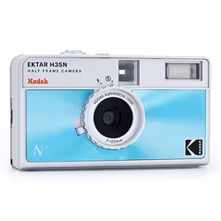 Kodak EKTAR H35N Macchina da presa compatta 35 mm Blu, Argento - Vista aggiuntiva 2