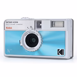 Kodak EKTAR H35N Macchina da presa compatta 35 mm Blu, Argento - Vista aggiuntiva 3