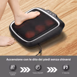 Renpho RF-FM062, Massaggiatore Plantare Shiatsu Multifunzionale con Calore e 18 Nodi Rotanti - Vista aggiuntiva 2