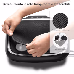 Renpho RF-FM062, Massaggiatore Plantare Shiatsu Multifunzionale con Calore e 18 Nodi Rotanti - Vista aggiuntiva 6