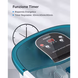 Renpho R-X002 Idromassaggiatore Plantare, Foot Spa con Riscaldamento Acqua, 22 Rulli Massaggianti, 3 Modalità e Kit Pedicure Incluso - Vista aggiuntiva 3