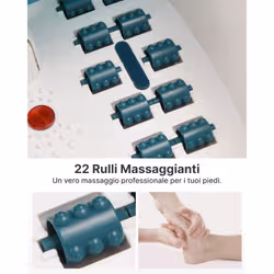 Renpho R-X002 Idromassaggiatore Plantare, Foot Spa con Riscaldamento Acqua, 22 Rulli Massaggianti, 3 Modalità e Kit Pedicure Incluso - Vista aggiuntiva 4