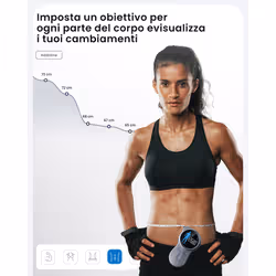 Renpho Smart Tape Measure+ R-Y002, Metro a Nastro Smart con Bluetooth, Misurazione di 18 Parti del Corpo e App Integrata - Vista aggiuntiva 4