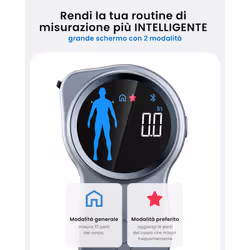 Renpho Smart Tape Measure+ R-Y002, Metro a Nastro Smart con Bluetooth, Misurazione di 18 Parti del Corpo e App Integrata - Vista aggiuntiva 5