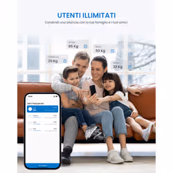Renpho Elis Solar 2, Bilancia Smart pesapersone Bluetooth ad Energia Solare con Superficie ITO, 13 Metriche Corporee e App Integrata - Vista aggiuntiva 7
