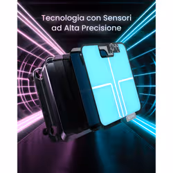 Renpho Elis Chroma, Bilancia Smart pesapersone Bluetooth con Illuminazione RGB Personalizzabile, 13 Metriche Corporee, Display LED e Ricarica USB-C - Vista aggiuntiva 6