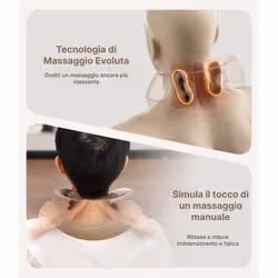 Renpho U-Neck Mini, Massaggiatore Cervicale con Massaggio Profondo, Calore Intelligente e Ricarica USB-C - Vista aggiuntiva 3