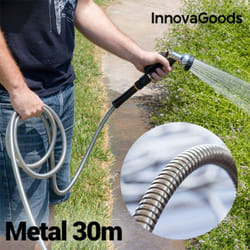 Tubo da giardino Metallico Infrangibile InnovaGoods (30 m)