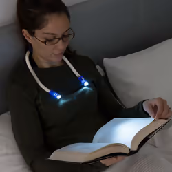 InnovaGoods Nereled Blu, Bianco Torcia da collo LED