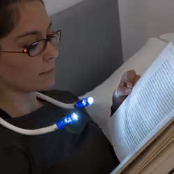 InnovaGoods Nereled Blu, Bianco Torcia da collo LED