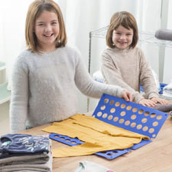 Innovagoods - Organizzatore di vestiti pieghevoli Organizzatore di armadi, lavagna pieghevole, lavagna pieghevole in plastica, piastra di aiuto per