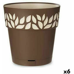 Vaso autoinnaffiante stefanplast cloe marrone plastica 29 x 29 x 29 x 29 cm (6 pezzi)