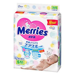 Merries 4901301230812 pannolino usa e getta Bambino/Bambina 82 pz
