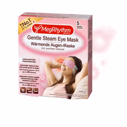 Megrhythm Gentle Steam, Maschera termica per occhi, Occhi, Scatola, 40 °C, 20 min, 5 pz