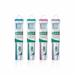 G.U.M 4901616212268, Set di spazzolini da denti, Adulto, Colori assortiti, Medio, 1 pz, Prevenzione della paradontite