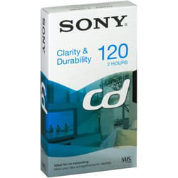 Sony E120CD cassetta a nastro magnetico Videocassetta 120 min 1 pz