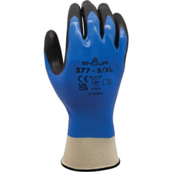 Showa 377 Guanto Da Lavoro Maglia Senza Cuciture Nylon Nitrile Usi Generici 8/L
