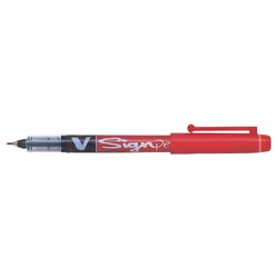 Pilot SW-VSP, Penna stick a sfera, Rosso, Rosso, 2 mm, 0,6 mm, Medio