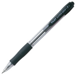 Pilot Super Grip Nero Penna a sfera retrattile a clip Fine 12 pz