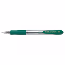Pilot Super Grip Medium, Fermaglio, Penna a sfera retrattile a clip, Verde, 1 pz, Medio